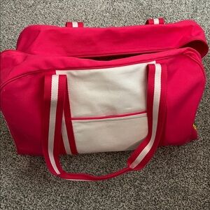 Vera Bradley Pink Tote with Patterned Interior